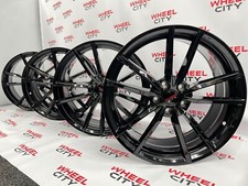 19" Inch VW Golf Pretoria Style Alloy Wheels Gloss Black MK5/6/7/7.5/8 5x112