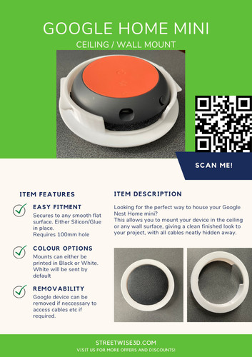 Google home mini ceiling mount - google,