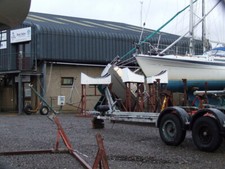 Photo 6x4 Storm damage at Kip Marina Inverkip A yacht has been blown off  c2012