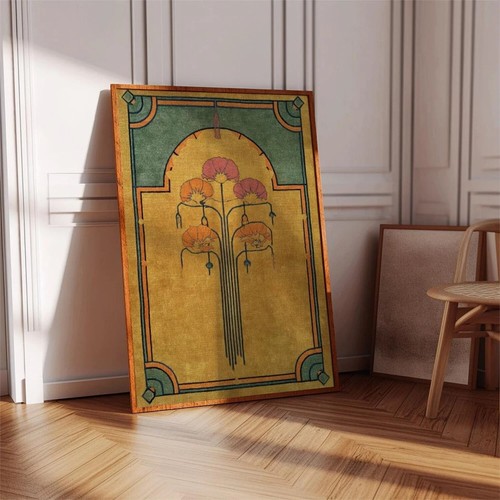 Art nouveau floral vintage - floral,