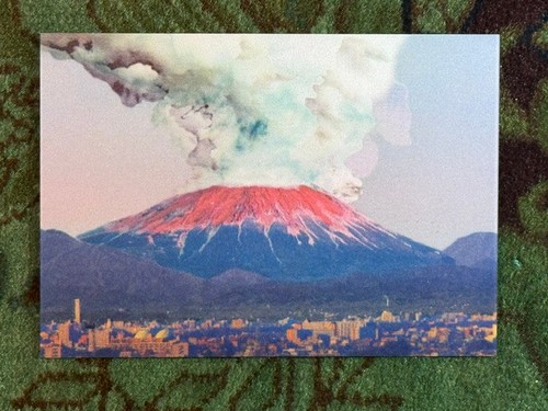 Erupting fuji lenticular - mt.,