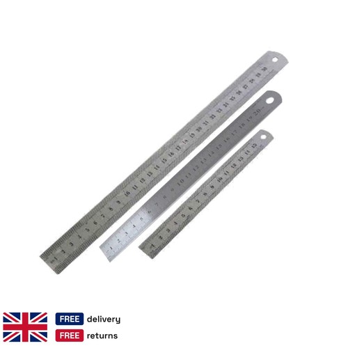 3pc steel ruler - steel, 150mm