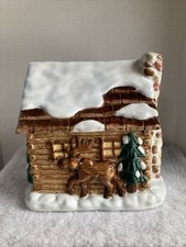 BICO Cookie Jar ~ Snowy Log