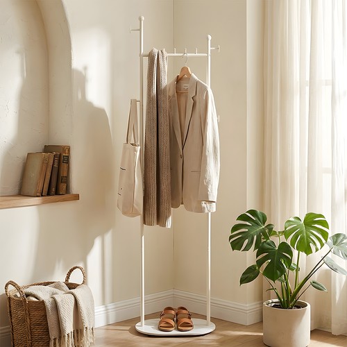 Coat hanger stand with marble - stand,