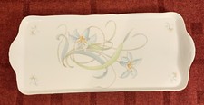 RGK Leander Czechoslovakian Floral Sandwich Tray 35.5cm X 16cm