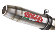 KAWASAKI ZX-6R 2007/08 SILENCER STAINLESS DEEPTONE BY GPR SILENCER ITALY