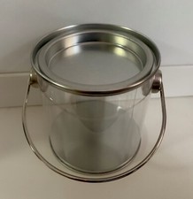Clear Tubs with Silver handles