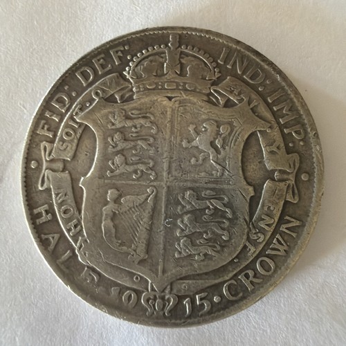 1915 half crown king george - 1915,