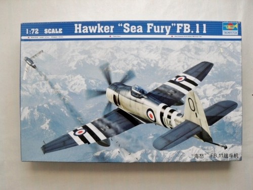 Trumpter hawker sea fury - sea,
