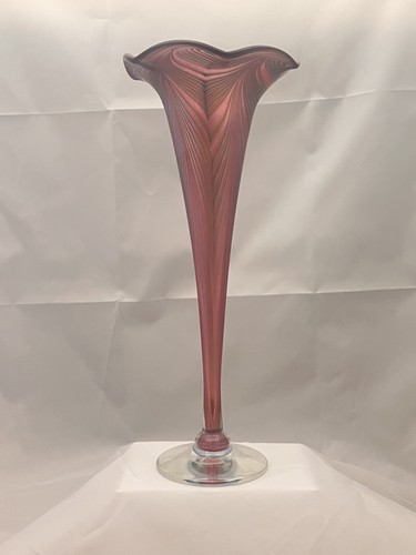 Okra glass 1996 epergne - 1996,