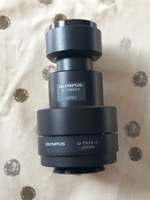 Olympus Microscope Camera Adapter Tube U-CMAD3 U-TV1X-2