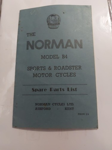Norman motorcycle spare - norman, b4