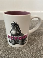 Walt Disney Eeyore Mug 3D Disney White Pink Winnie Pooh Large Mug Coffee Tea