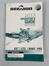 2013 Sea Doo BRP RXT GTX Wake