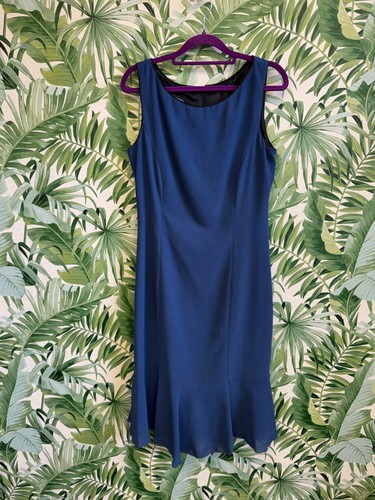 Hobbs dark blue sleeveless zip