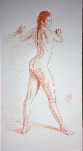 Original female red - , on
