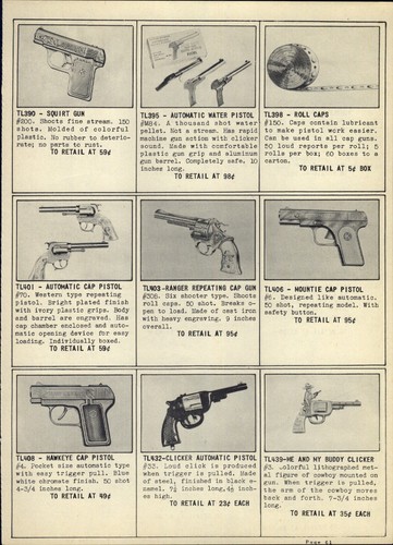 1950 paper squirt gun - squirt,