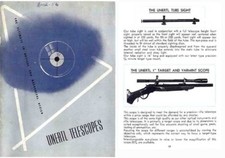 Unertl Telescopes 1956