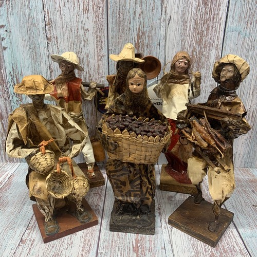 Mexican folk art tall vintage - mexican,