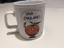1982 World Cup Mug Espana 82 Viva England Spain 82 Football Mascot  Vintage 1979