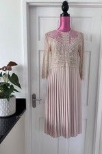 ZARA .. Stunning Nude Midi