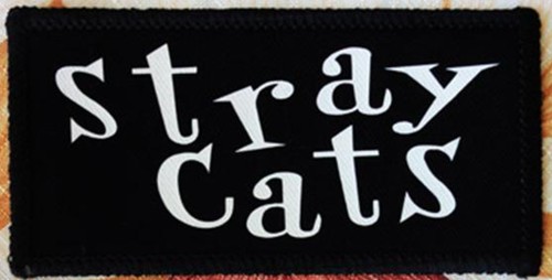 Stray cats logo - logo, sew-on
