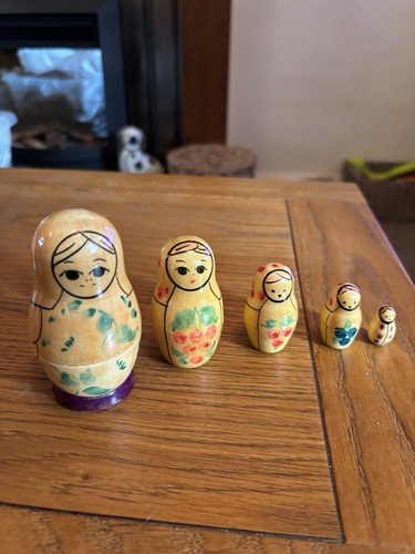 Vintage soviet russian nesting - vintage,