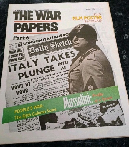 The war papers - papers, newspaper