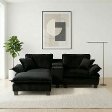 Corner Sofa with Ottoman