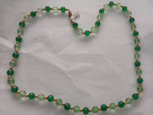 Vintage green czech glass - green,