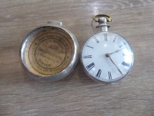 SILVER FUSEE VERGE PAIR CASED