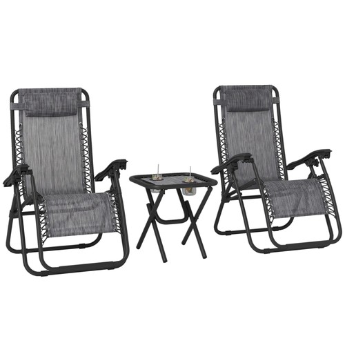 Outsunny 3pc zero gravity - outsunny,