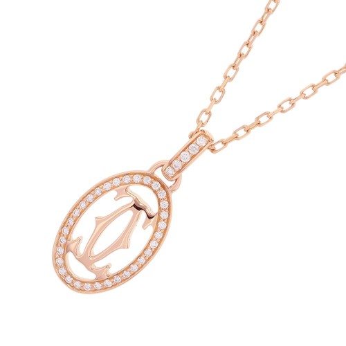Cartier double logo necklace - cartier,