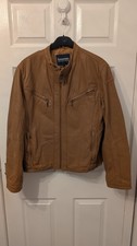 Lambretta Tan Leather Bomber