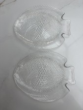 Pair set of 2  CLEAR GLASS