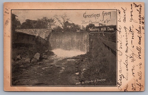 Woolen mill dam - mill, port