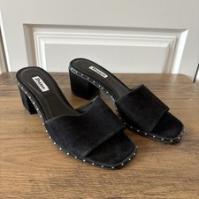 Ladies Dune London Black Suede