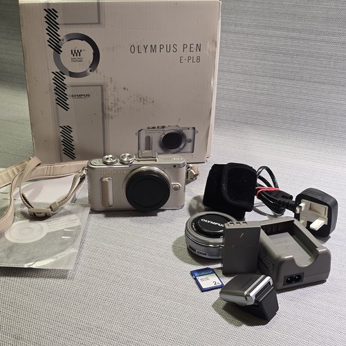 Olympus pen pl8 mirrorless - olympus,