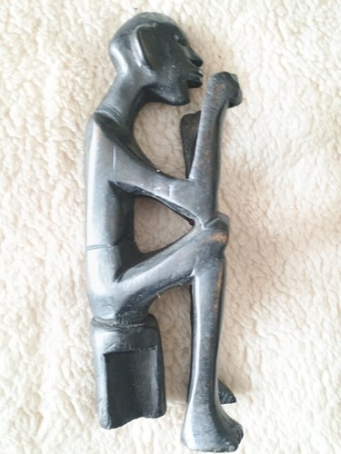 African vintage black hardwood