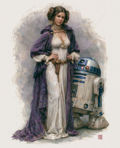Princess leia purple - princess,