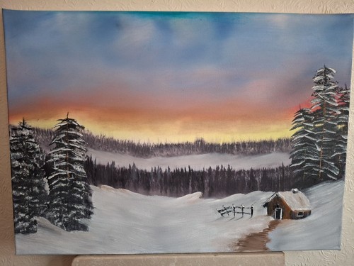 Bob ross style - style, painting