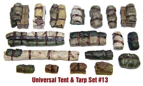 Scale resin kit tents - scale,