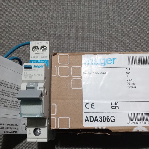Hager ada306g 30ma - hager, 6a