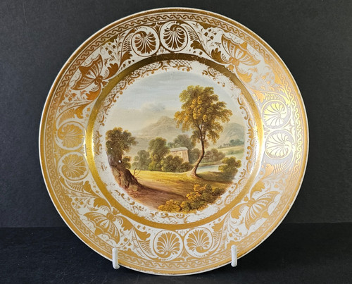 Antique derby plate near - antique,