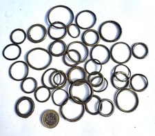 35 x Antique "Rope Rings" 14th