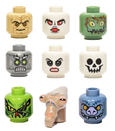Lego heads for minifigure - minifigure, #