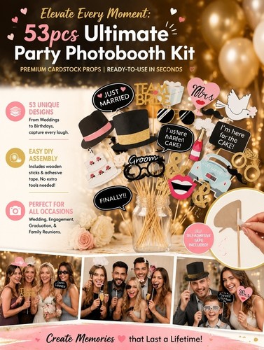 Pcs photo booth - booth, props