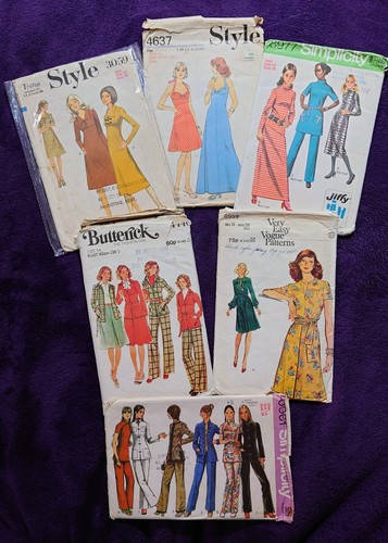 Vintage sewing patterns 1970s - patterns,