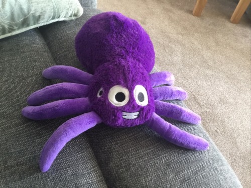 Tesco purple spider soft - purple,