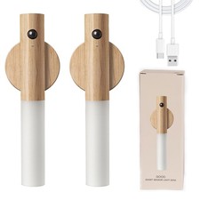 BURNTOP Motion Sensor Night Light Portable Battery Lamp Removable Magnetic Wi...